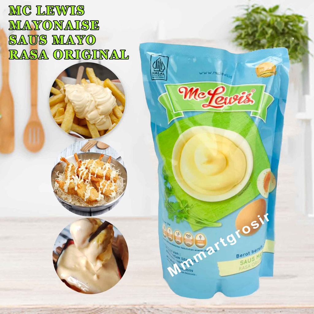 

Mc Lewis Mayonaise / Mayonaise Original / Saus Mayo / 1kg