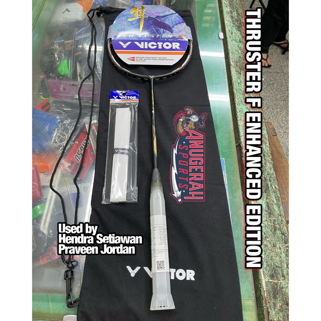 Raket Badminton Victor THRUSTER F (ENHANCED EDITION) ORIGINAL + Senar