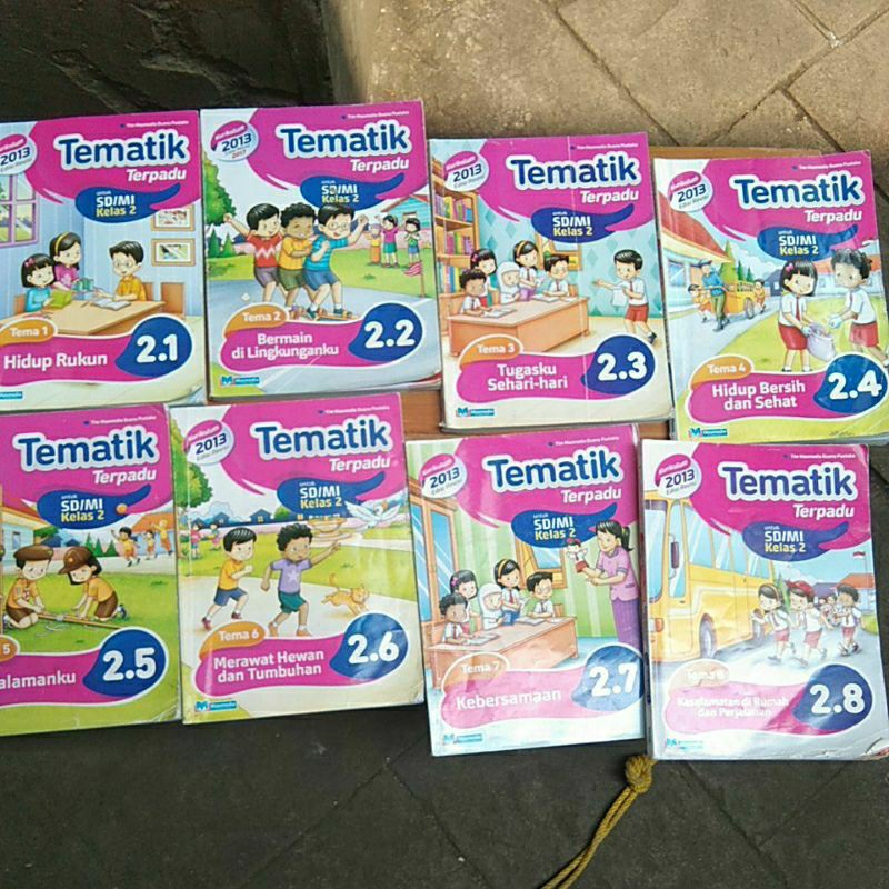 TEMATIK TERPADU MASMEDIA KELAS 2 SD/MI TEMA 1 2 3 4 5 6 7 8 K13 EDISI REVISI