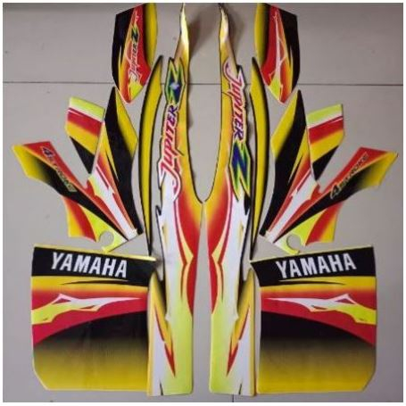 striping yamaha jupiter z kuning 2004 list body standar