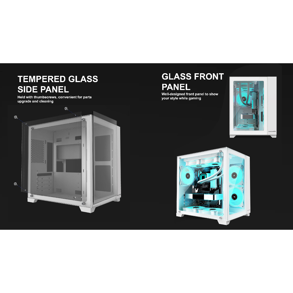 Case Komputer VENOM RX DAEMON XS White