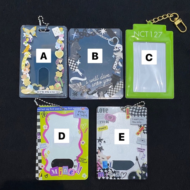 PHOTOCARD HOLDER ACRYLIC TOPLOADER DECO CAHOL PRELOVED