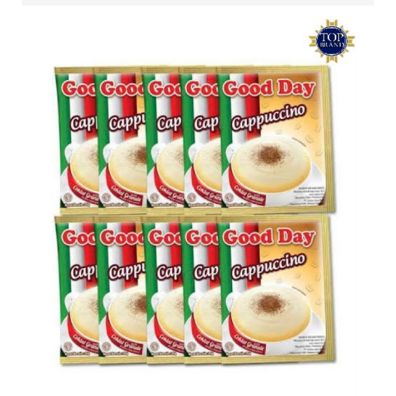 

Good Day Cappucino 25gr Renceng 10 sachet -Gallery Shanum