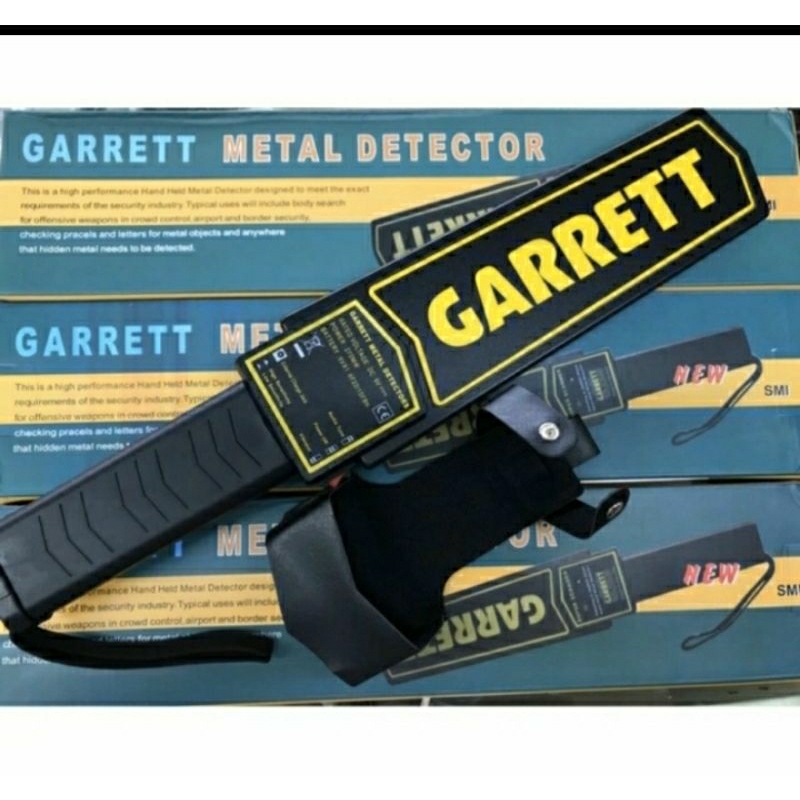 metal detector garet alat pendeteksi logam/tembaga/emas baterai garrett