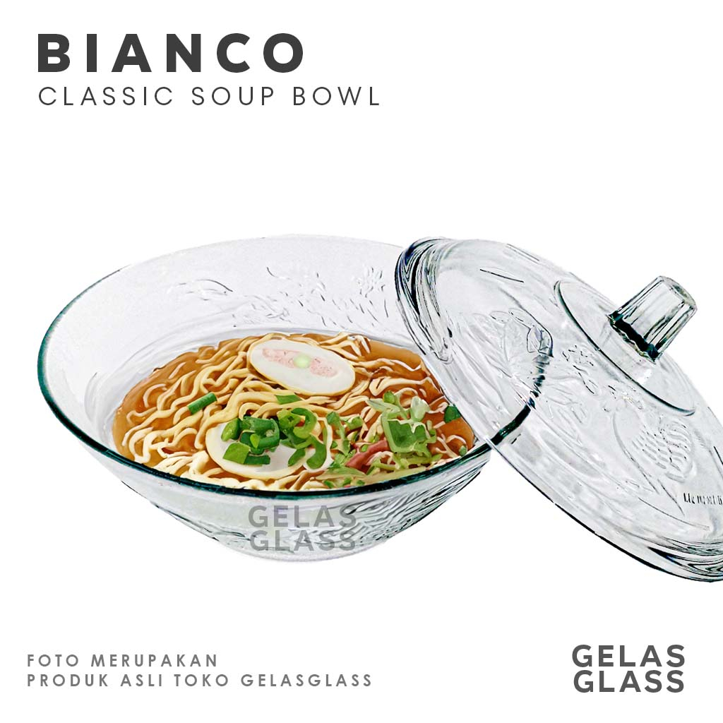 Mangkok Hias Motif Ayam Bunga Bening Transparan Cantik Estetik Hadiah Transparan Kaca Soup Sup Es Bu