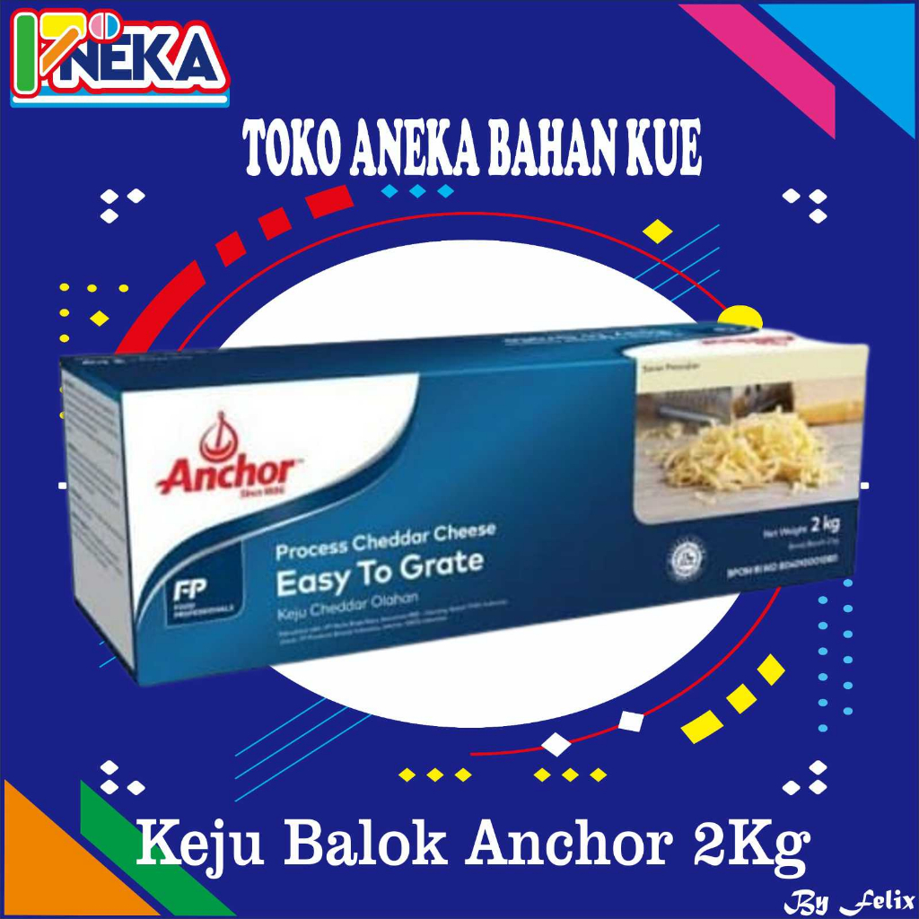 

Keju Anchor Cheddar ETG 2kg