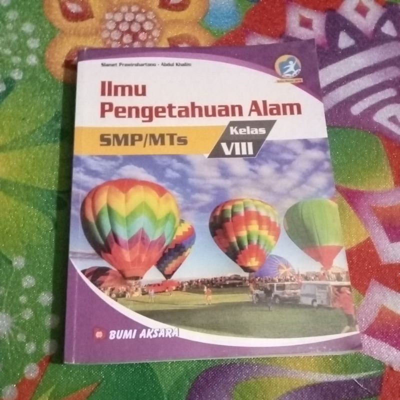 BUKU ORI IPA KELAS 2 SMP PENERBIT BUMI AKSARA