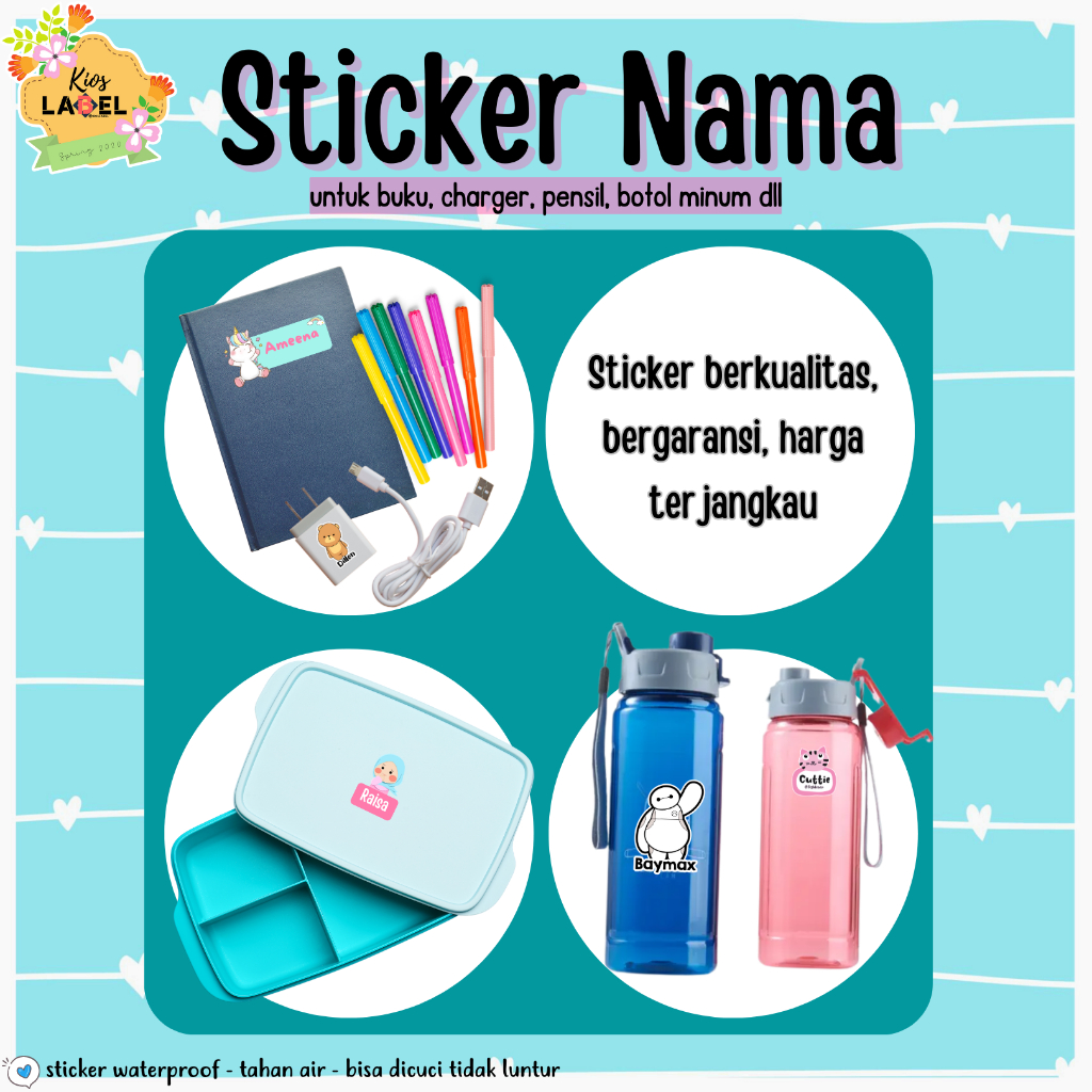 

Stiker Nama Anak dan Dewasa
