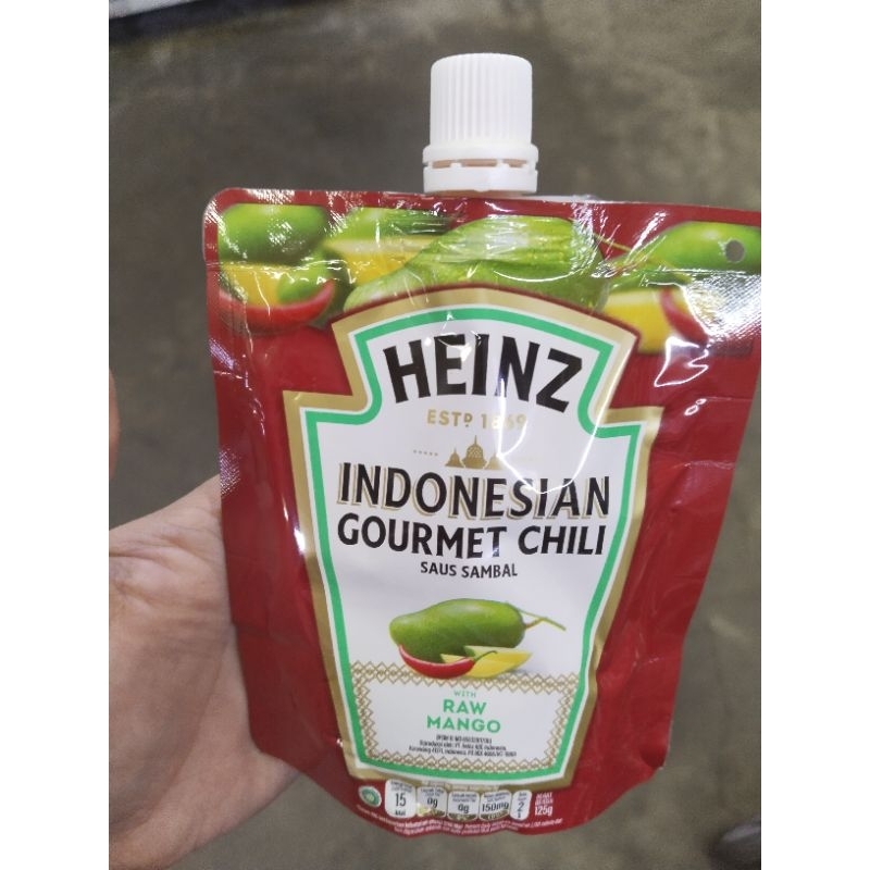 

HEINZ Indonesian Gourmet Chili Raw Mango Pouch 125gr