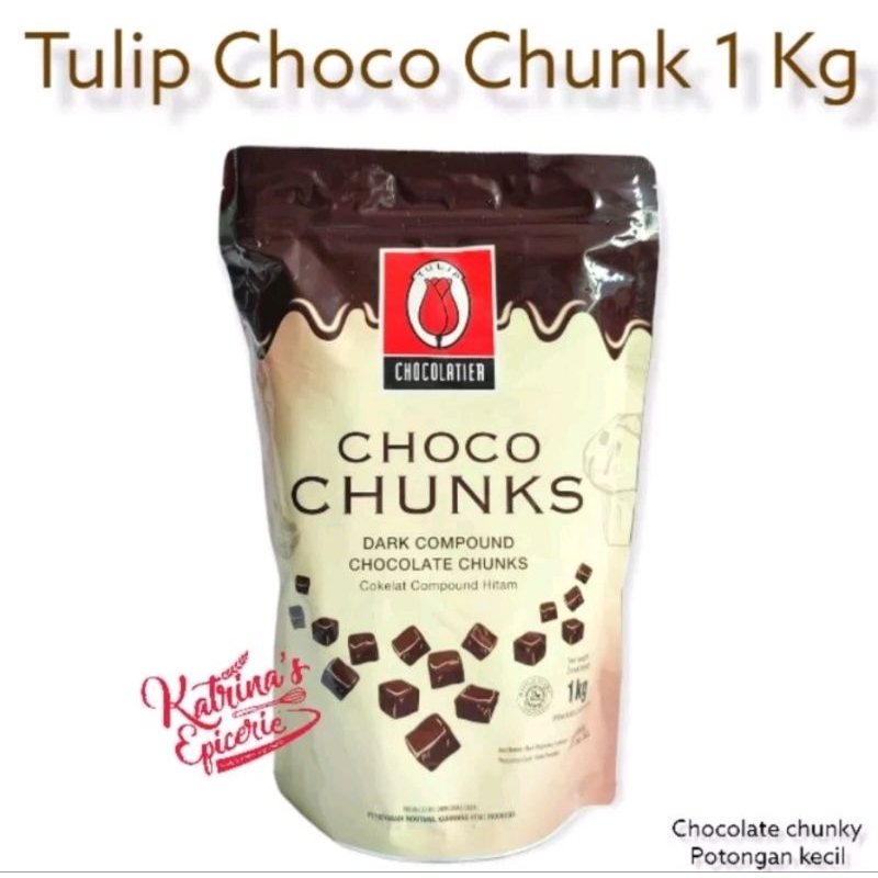 

Tulip Choco Chunk 250 Gram Chocolate Potongan Cokelat Kecil