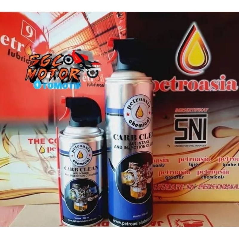 PETROASIA CARB CLEAN AND Injection Cleaner 500ML dan 300ML KARBURATOR CLEANER