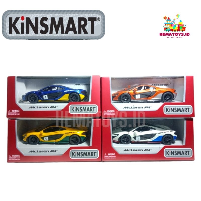 Diecast McLaren P1 Kinsmart miniatur Mobil Sport