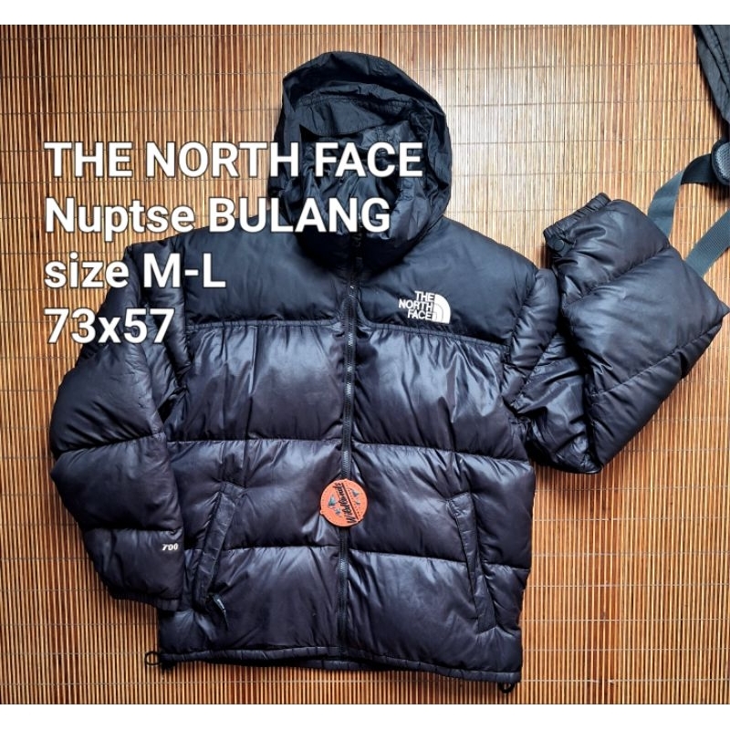 Jaket Bulu Angsa THE NORTH FACE Nuptse 1996 Retro 700 Fill Power Hitam Gelembung Montok Puffer Down 