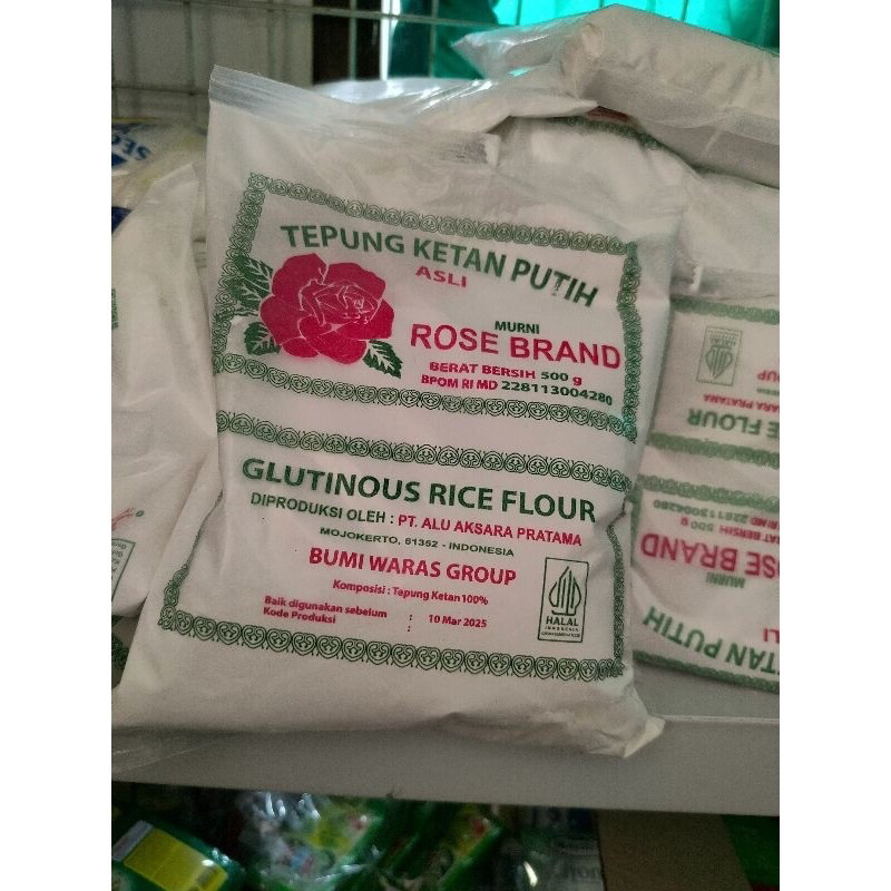 

Rosebrand tepung ketan 500 gr