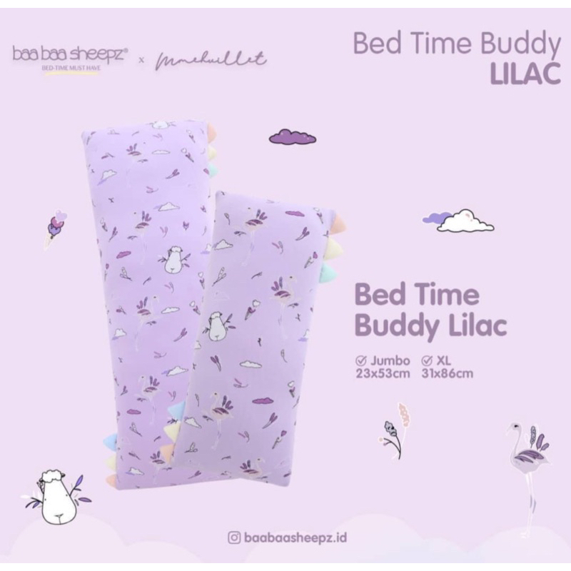 Baabaasheepz x mmehuillet flamingo buddy pillow LILAC