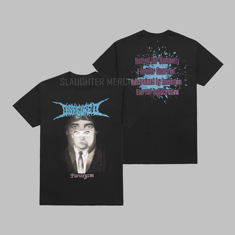 ORIGINAL T-Shirt DISFIGURED - Paroxysm | KAOS BAND | KAOS MUSIK | KAOS METAL | BAJU PRIA WANITA | KA