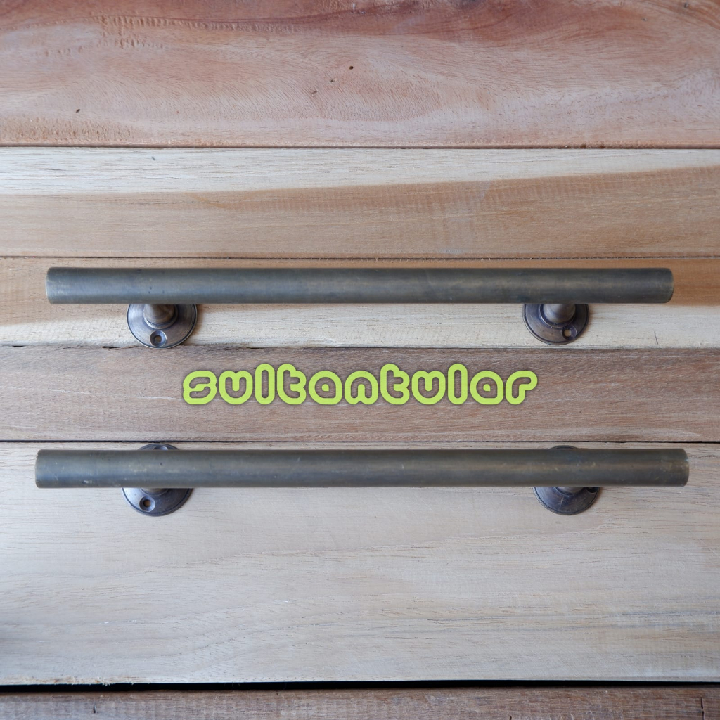 Handle pintu lemari minimalis kuningan antik