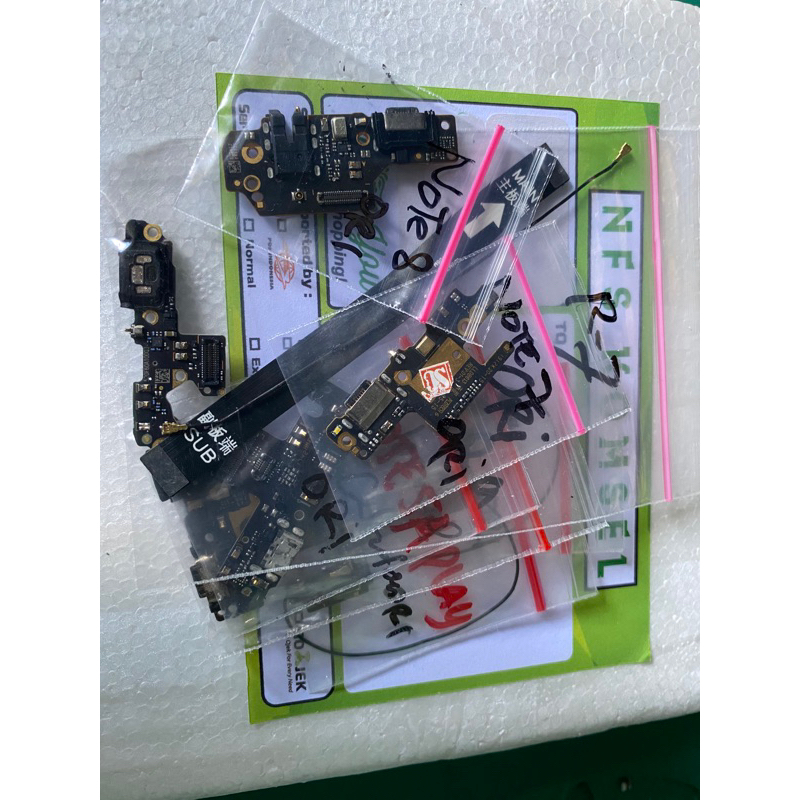 Original 100% Copotan PCB Board Cas Xiaomi Redmi Note 8 9 7 7A 4X 5+ Plus 5A 9A 9C / 8 8A Pro / Mi P