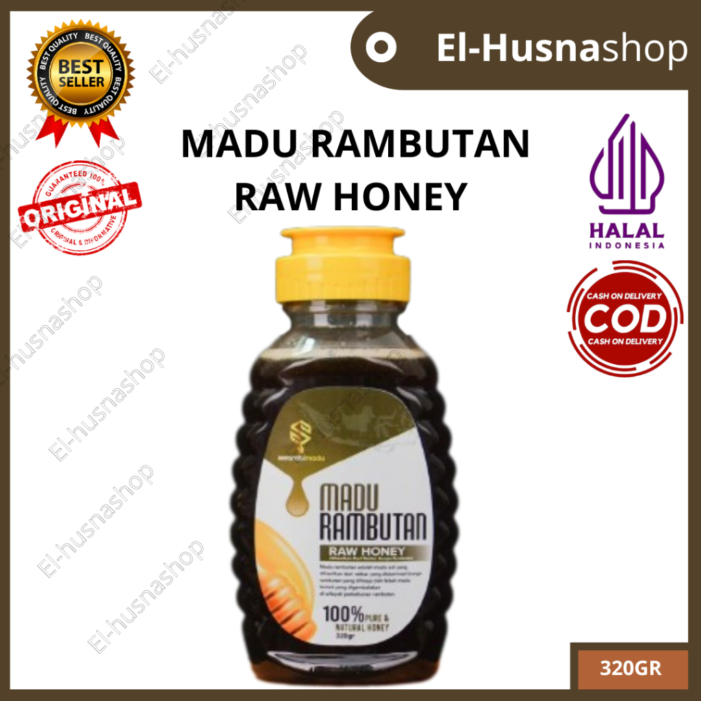 

Madu Rambutan 320gr Raw Honey Dihasikan Dari Nektar Bunga Rambutan Pure & Natural Honey Madu Murni Asli Original