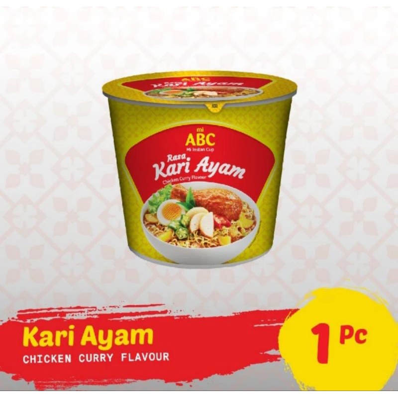 

mie ABC cup kari ayam 60gr