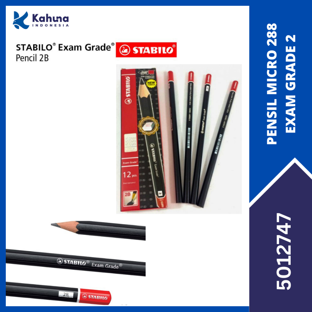 

Pensil Micro 288 Exam Grade 2B Stabilo [5012747]