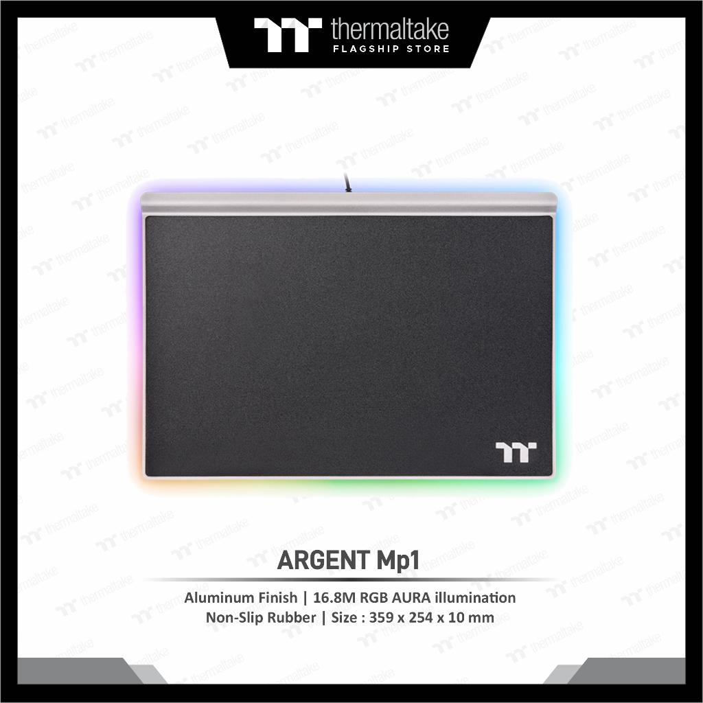 Thermaltake ARGENT MP1 RGB Gaming Mouse Pad GMP-MP1-BLKHMC-01