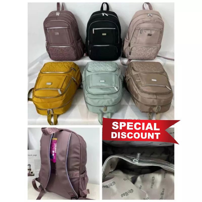 ORIGINAL Tas Ransel Chibao Laptop 15 Inch Import Korea Terbaru