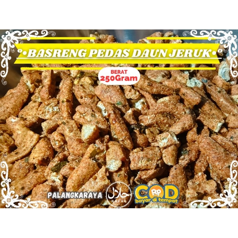 

Basreng Pedas Daun Jeruk Nikmat Bumbu Melimpah 250 gram