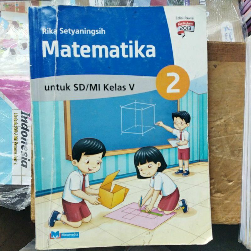 Buku Bekas Matematika Masmedia SD Kelas 5 Kurtilas Revisi