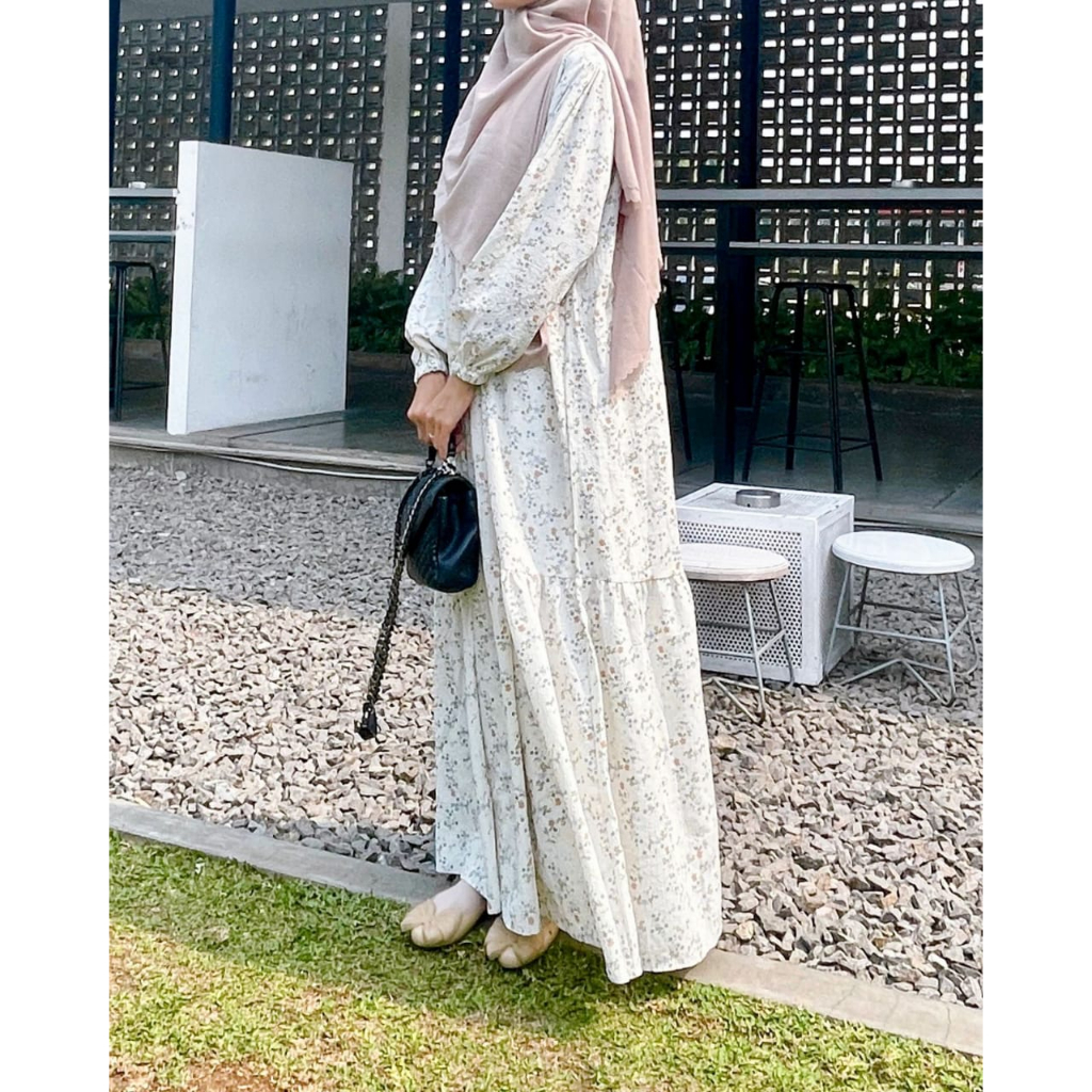 NEYA ABAYA GAMIS DRESS LATASHA OUTFIT