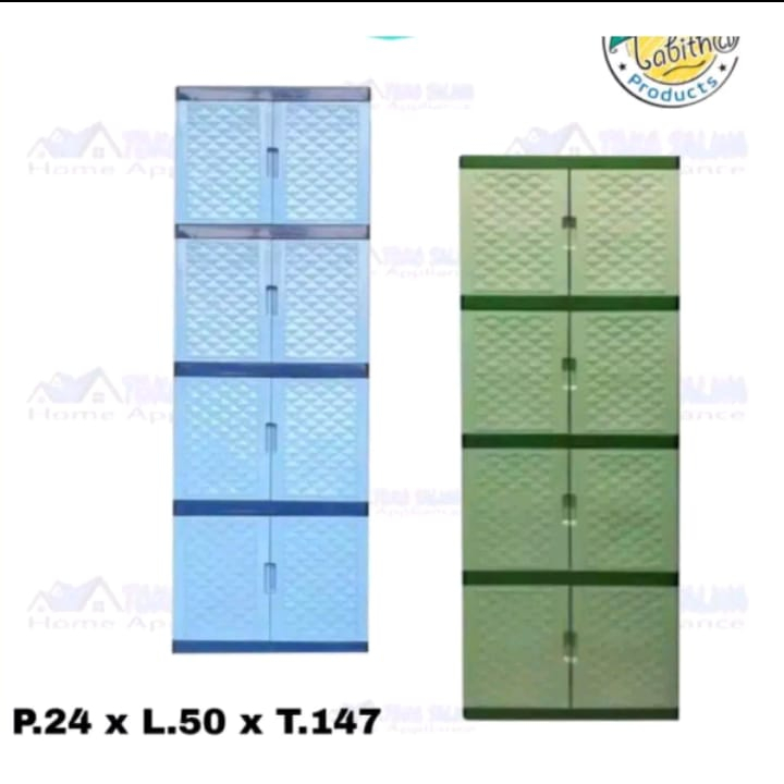 AMD Lemari Fawsline 4 tingkat (fawsline tanpa cermin / fawsline 4 susun Lemari Pakaian Fawsline 4 ti