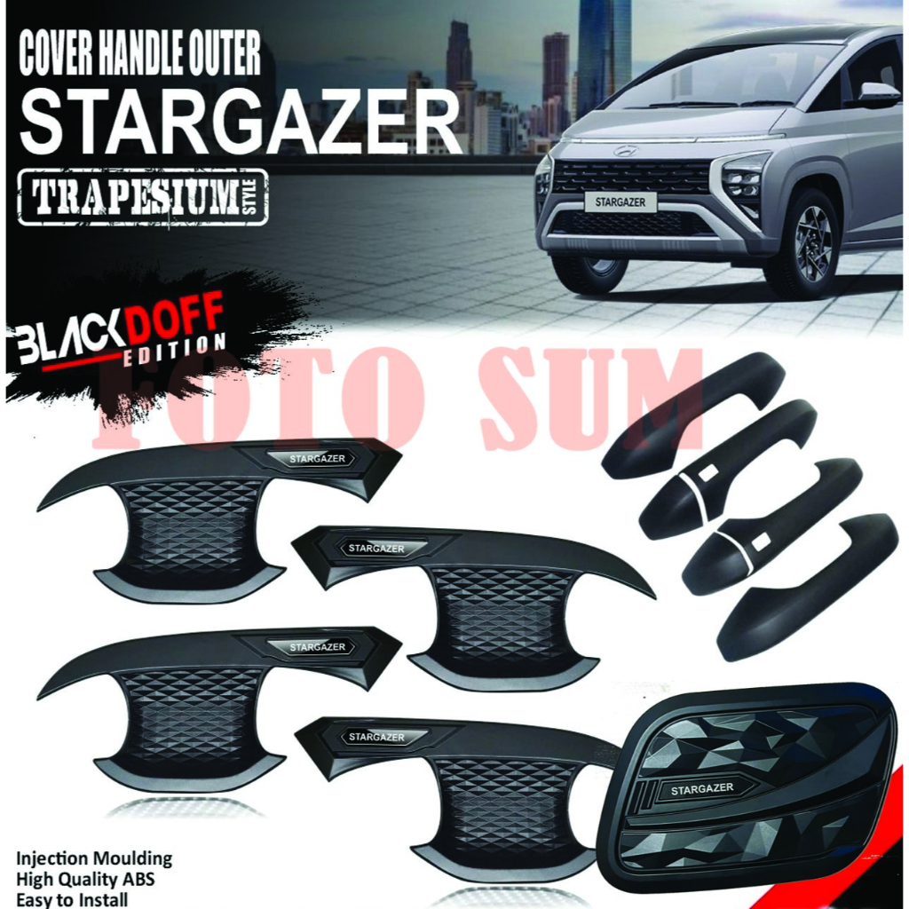 Outer Handle dan cover tangki Hyundai Stargazer hitam