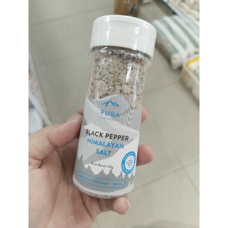 

BLACK PEPPER HIMALAYAN SALT PURA 125GR