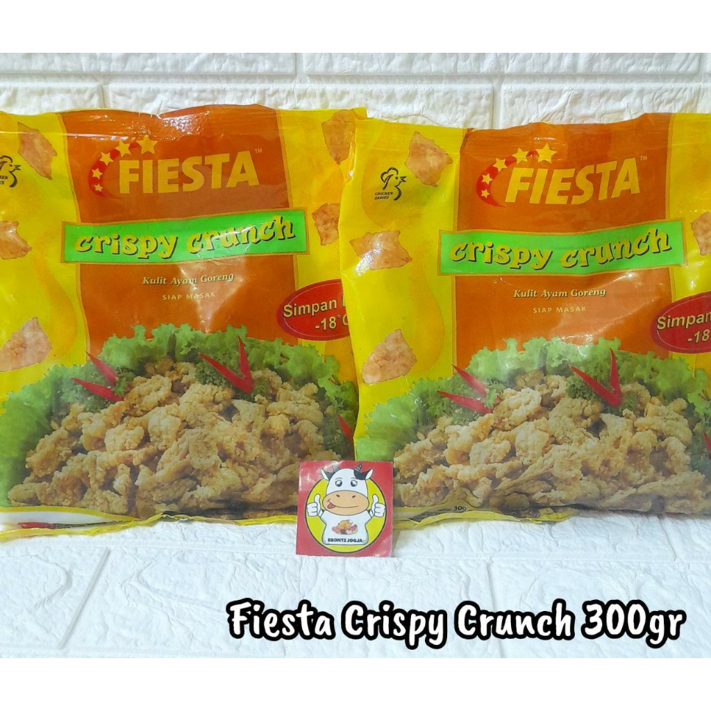 

FIESTA CRISPY CRUNCH 300 GR - KULIT AYAM CRISPY - FROZEN FOOD - BRONTZ JOGJA