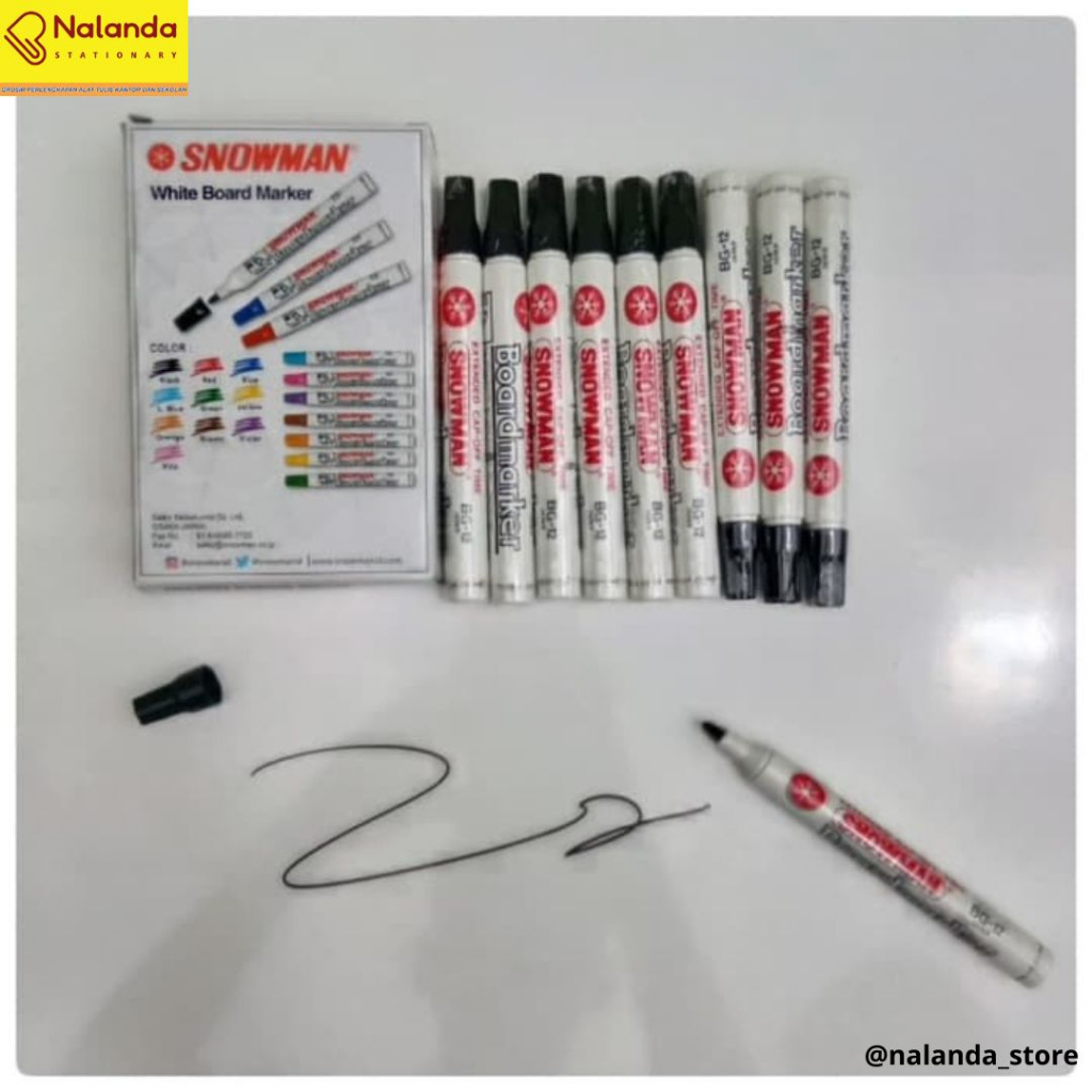 

Spidol Snowman WB - Nalanda Stationary