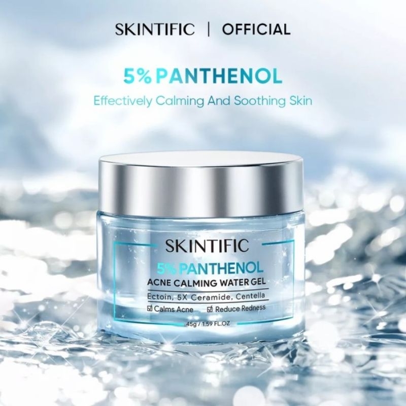 SKINTIFIC - Skintific - SKINTIFIC 5% Panthenol Acne Calming Water Gel Moisturizer - 5% Panthenol Moi