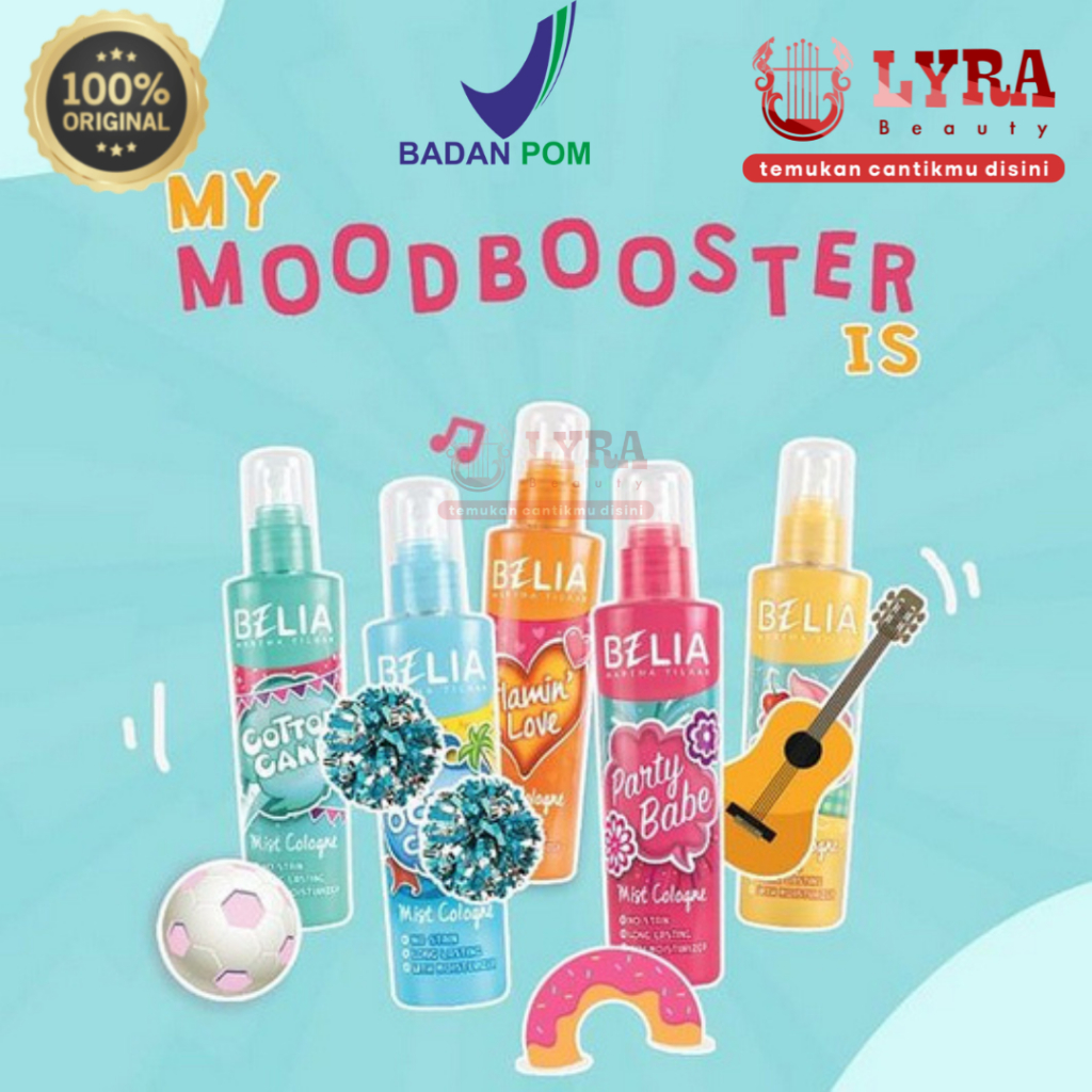 ❤ LYRA ❤ BELIA MIST COLOGNE PARTY BABE BY MARTHA TILAAR 100mL | Lyra Beauty