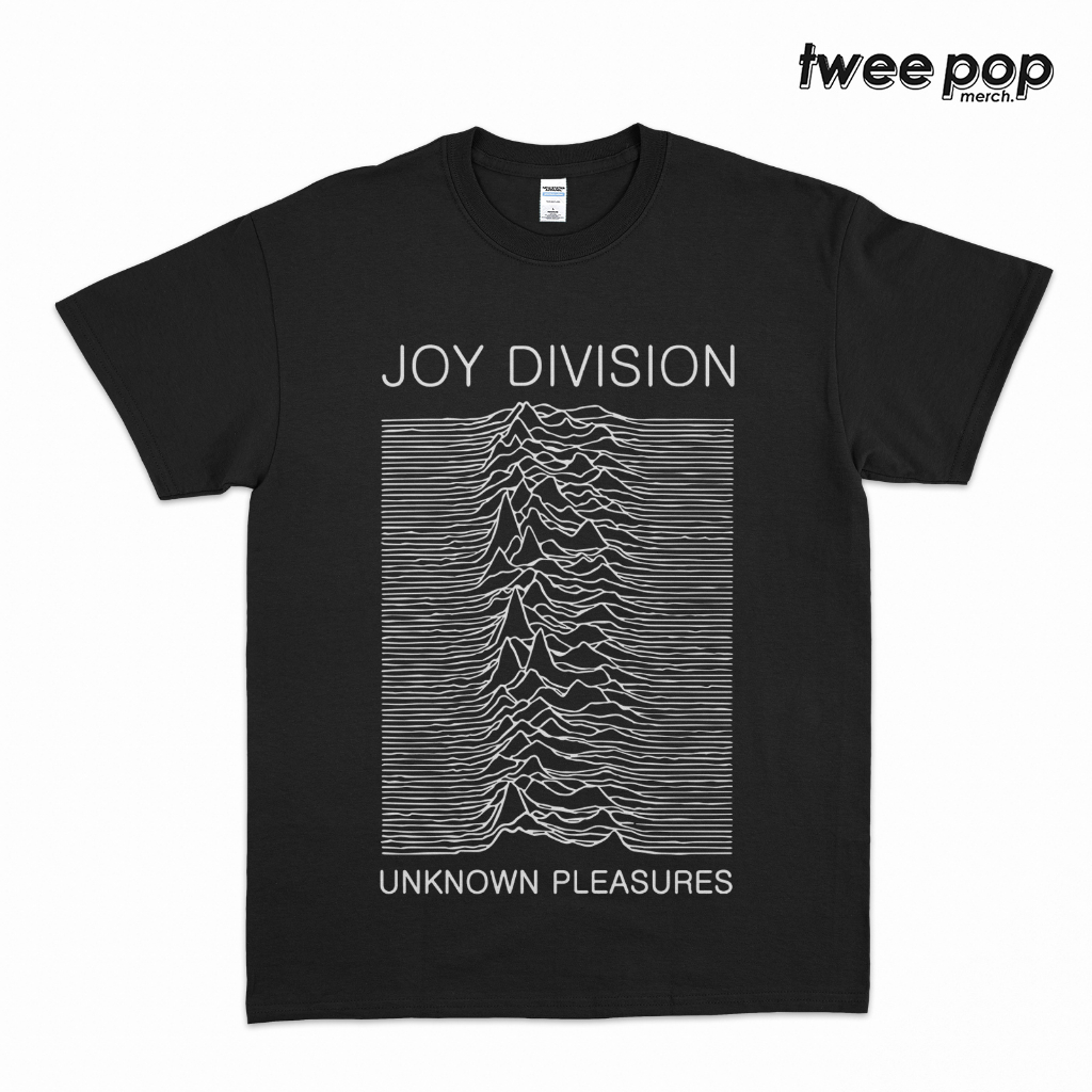 Original KAOS BAND JOY DIVISION - UNKNOWN PLEASURES ALBUM COVER Unisex Tee