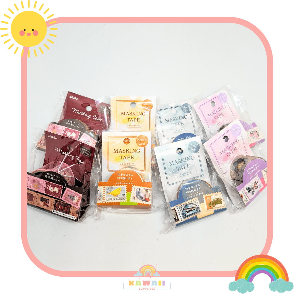 

[ Seria ] Aesthetics Masking Tape | Washi Tape | Aesthetic Washi Tape | Vintage Washi Tape