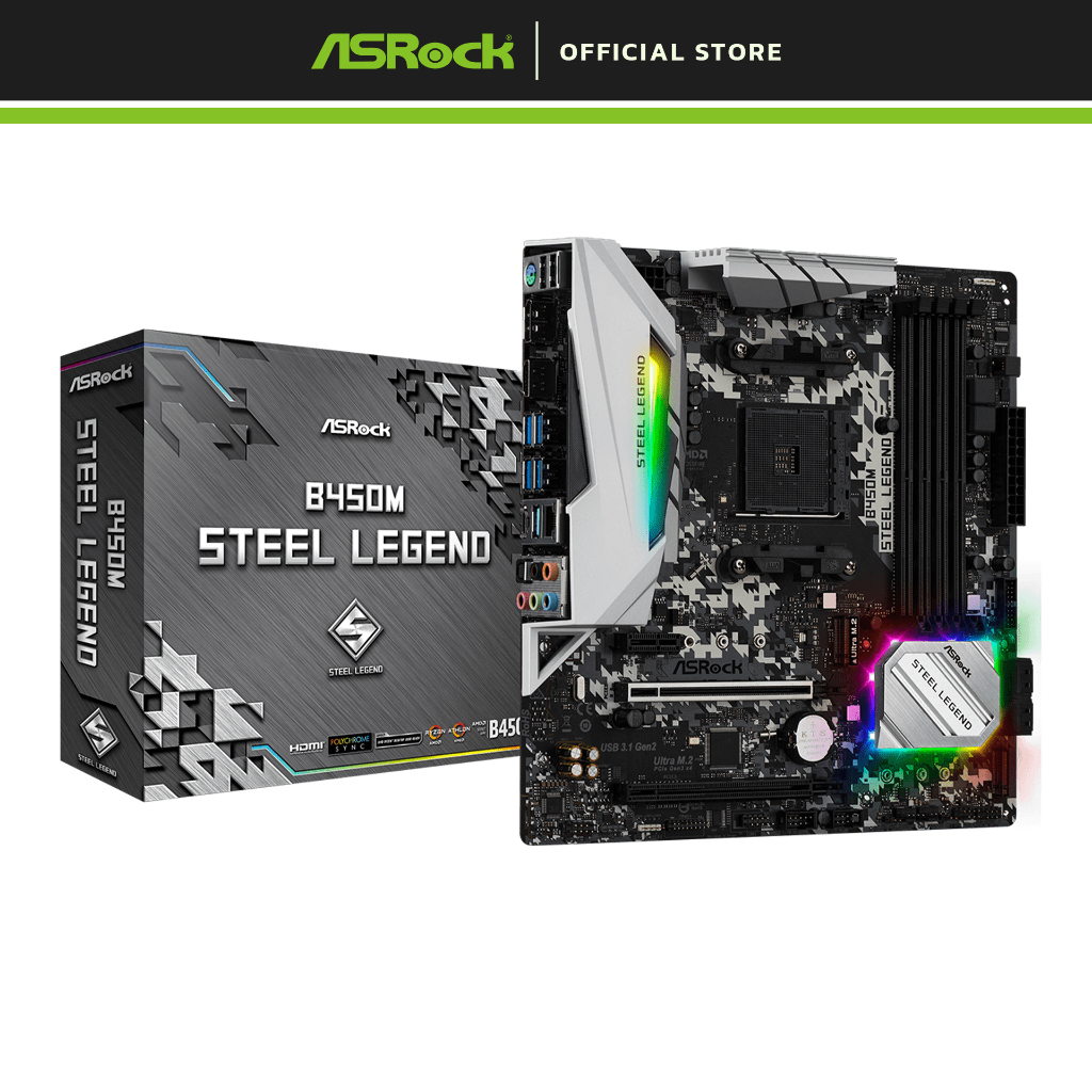ASRock B450M Steel Legend