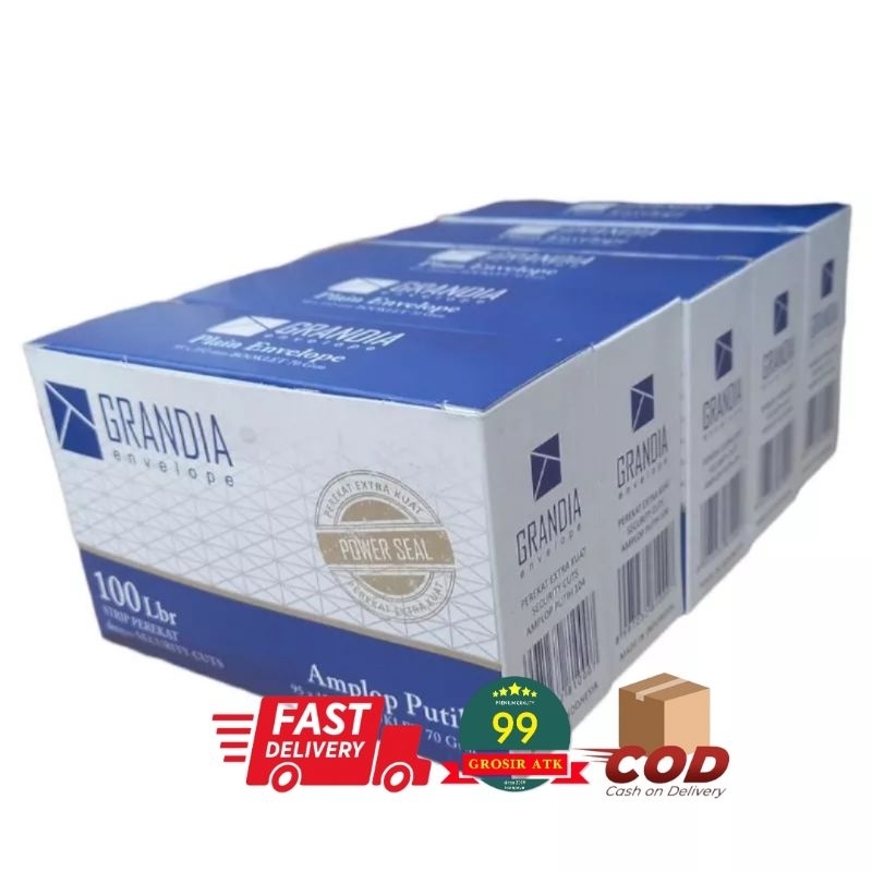 

GRANDIA Polos 100 lembar/Amplop Grandia/Amplop Polos/Map/Amplop Sumbangan