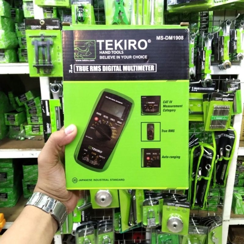 TEKIRO DIGITAL MULTIMETER TRUE RMS / MULTITESTER DIGITAL