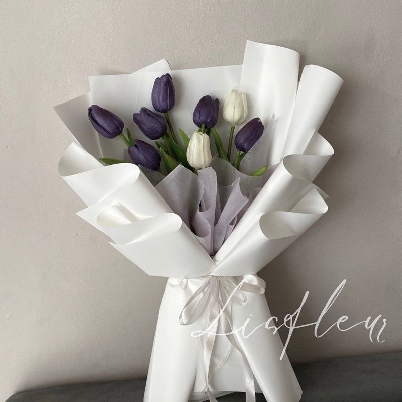 Buket bunga tulip artificial kode LA TULIP