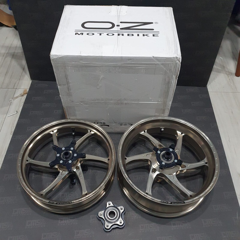 Velg Velek OZ Racing OzGass Double Disc Forged Rims Kawasaki ZX25R Bronze