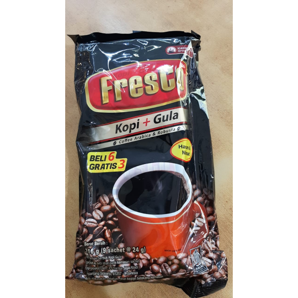 

FRESCO KOPI GULA PACK BELI 6GRATIS 3