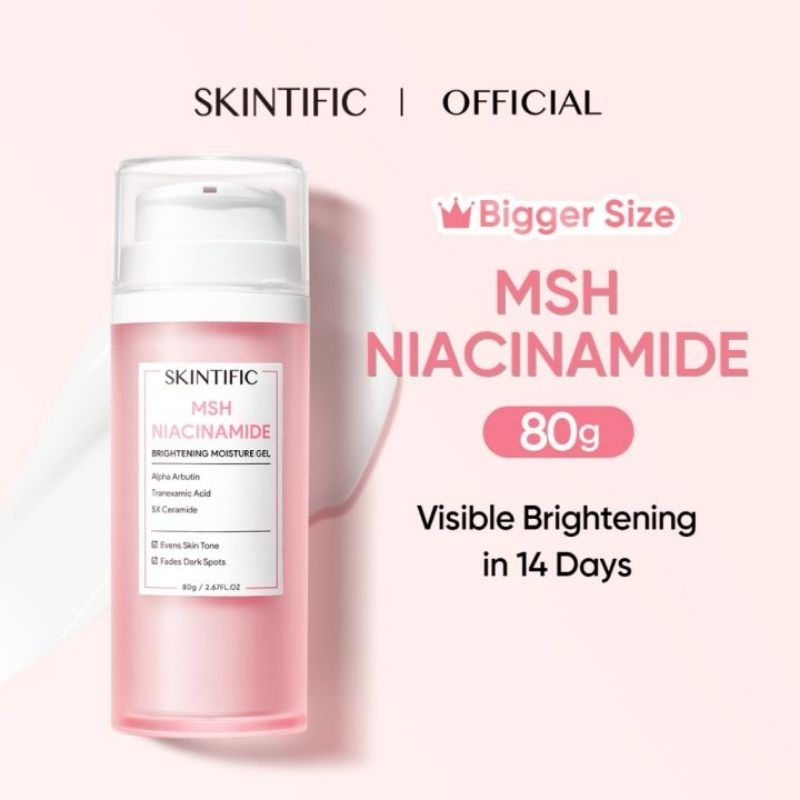 SKINTIFIC - Skintific - SKINTIFIC Skintific skintific MSH Niacinamide Brightening Moisture Gel (80g)