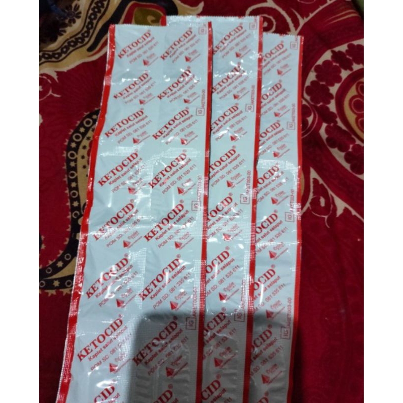 ketocid vitamin ginjal per strip