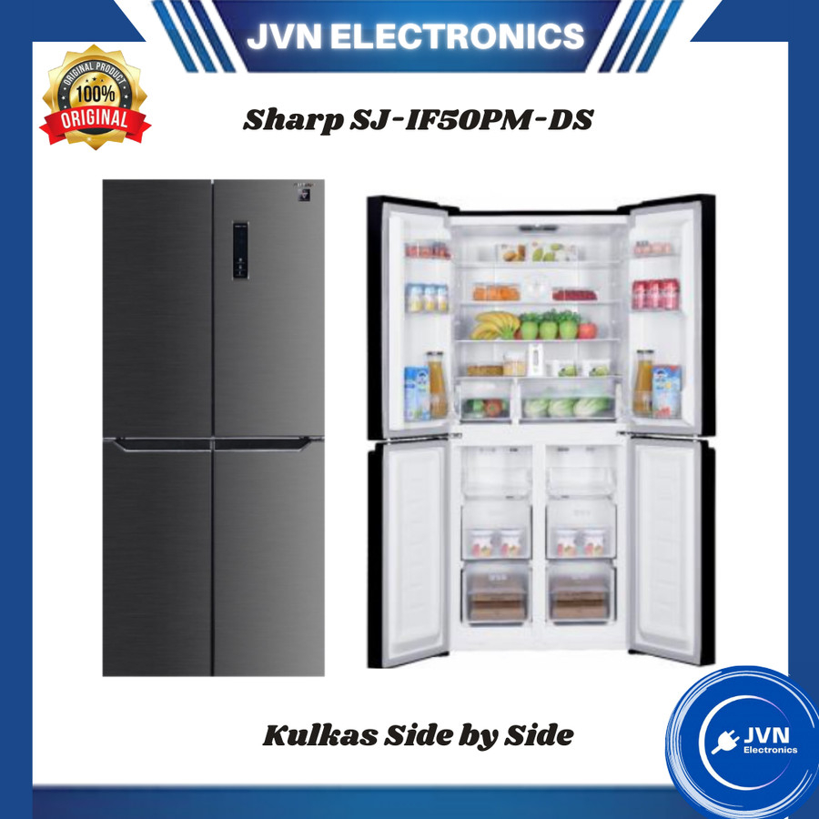 Kulkas Side by Side Sharp SJ-IF50PM-DS