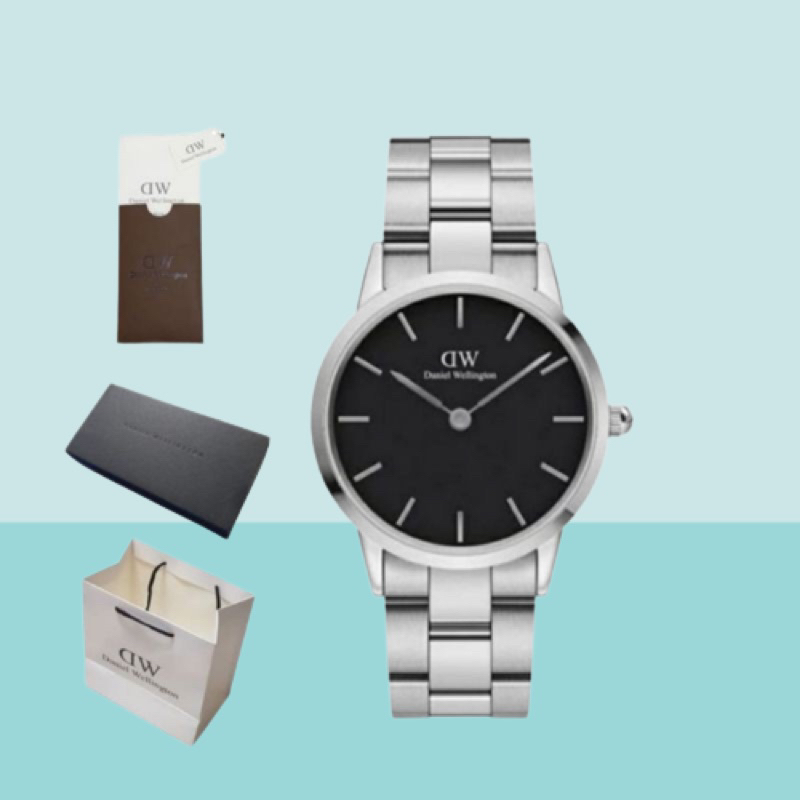 Jam Tangan Fashion Couple / Pasangan Quartz ICON LJ1120DW Strap Rantai Premium