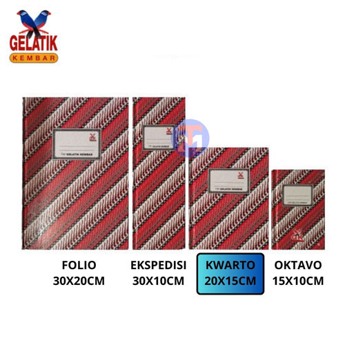

Buku Hardcover Kwarto 200 Lembar Gelatik Kembar